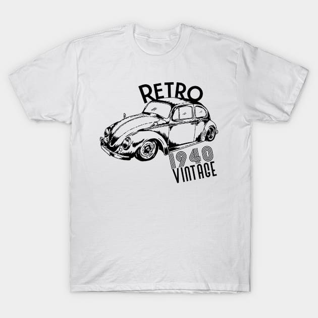 1940 vintage car T-Shirt by Sloop